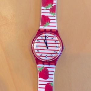 Swatch Watch kids Strawberry